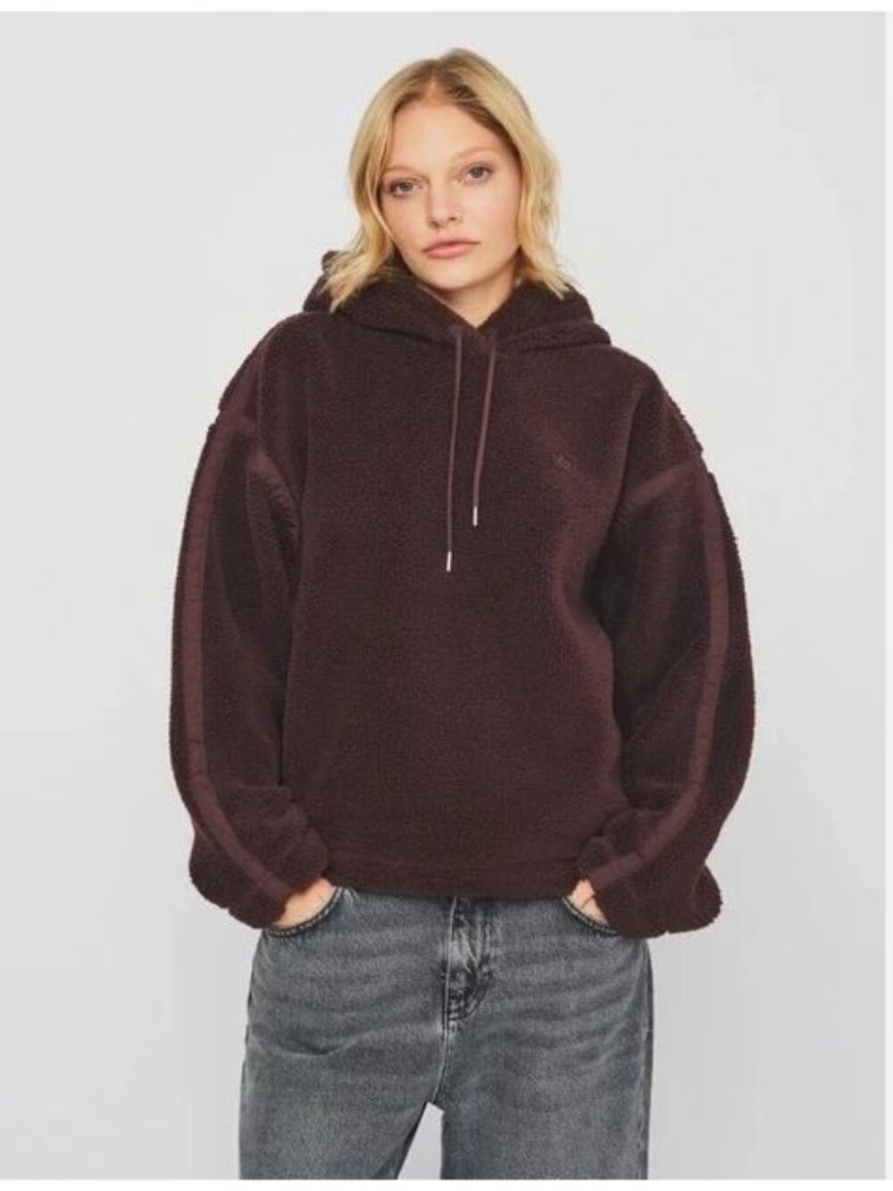 Adidas Women's Premium Essentials Hoodie Original Brown (IL1849) M